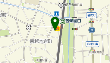 ほっかほっか亭苦楽園口駅前店の地図画像