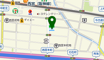 ほっかほっか亭西宮戸田町店の地図画像