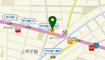 ほっかほっか亭上甲子園店の地図画像