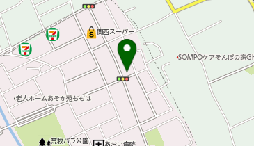 ほっかほっか亭荒牧バラ公園店の地図画像