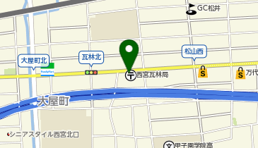 ほっかほっか亭西宮瓦林町店の地図画像