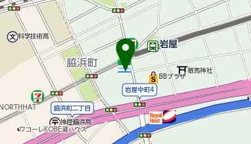 ほっかほっか亭岩屋駅前店の地図画像