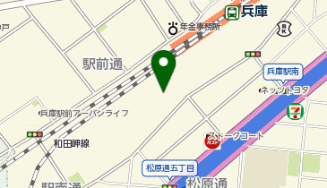 ほっかほっか亭キャナルタウン店の地図画像