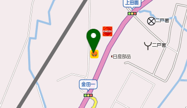 ほっかほっか亭二戸バイパス店の地図画像
