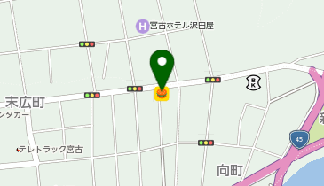 ほっかほっか亭宮古中央通り店の地図画像