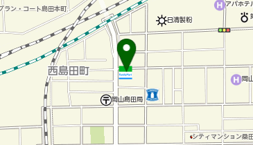 ほっかほっか亭東島田店の地図画像