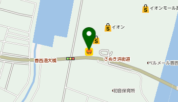 ほっかほっか亭香西店の地図画像