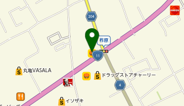 ほっかほっか亭丸亀バイパス店の地図画像