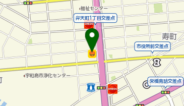 ほっかほっか亭宇和島中央店の地図画像