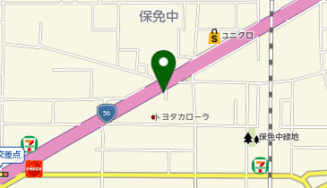 ほっかほっか亭保免店の地図画像