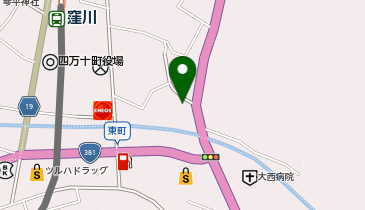 ほっかほっか亭窪川店の地図画像