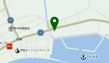 ほっかほっか亭宇佐店の地図画像