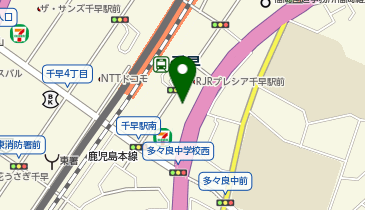 ほっかほっか亭千早駅前店の地図画像