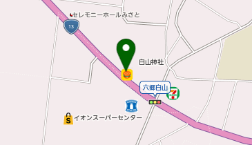 ほっかほっか亭六郷店の地図画像