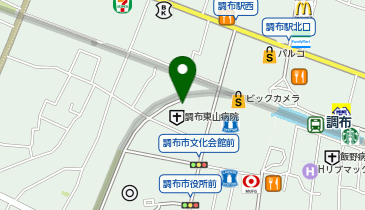 クオール薬局 調布東山病院売店の地図画像