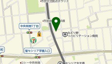 クオール薬局 ローソンクオール薬局中央林間二丁目店の地図画像