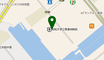 クオール薬局 ナチュラルローソン昭和医科大学江東豊洲病院店(売店)の地図画像