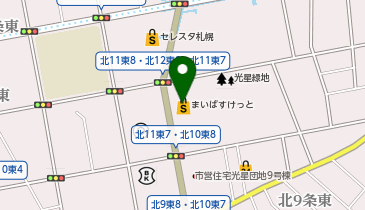 クオール薬局 札幌東区役所前店の地図画像