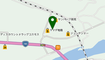 ヤマダデンキ テックランド新見店の地図画像