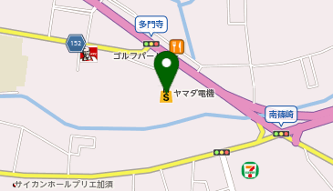 ヤマダデンキ テックランド加須店の地図画像