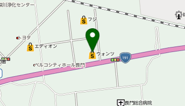 ヤマダデンキ テックランドNew長門店の地図画像