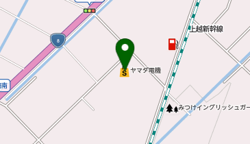 ヤマダデンキ テックランド見附店の地図画像