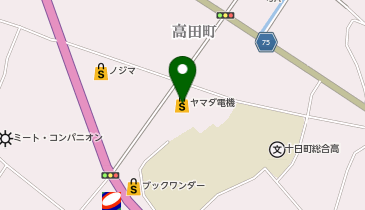 ヤマダデンキ テックランド十日町店の地図画像