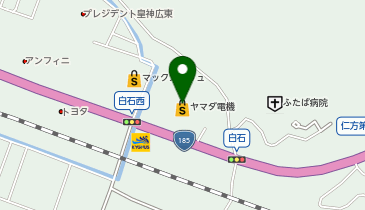 ヤマダデンキ テックランド呉店の地図画像