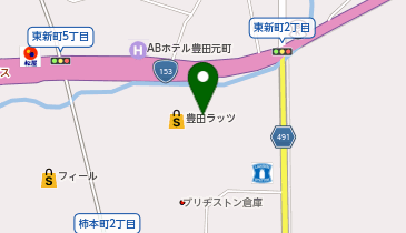 ヤマダデンキ テックランド豊田東新店の地図画像