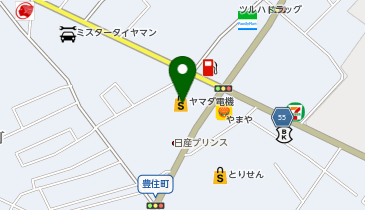 ヤマダデンキ テックランド那須塩原店の地図画像