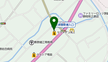 ヤマダデンキ マツヤデンキカワムラ榛原店の地図画像