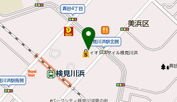 マツヤデンキイオンスタイル検見川浜店の地図画像