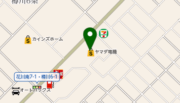 テックランド石狩店の地図画像