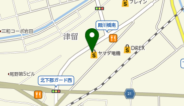 ヤマダデンキ YAMADA web.com 大分本店の地図画像