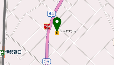 ヤマダデンキ ヤマダアウトレットみえ朝日店の地図画像