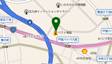 ヤマダデンキ ベスト電器八幡本店の地図画像
