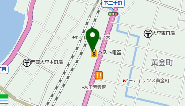 ヤマダデンキ ベスト電器門司店の地図画像