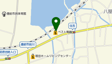 ヤマダデンキ ベスト電器豊前店の地図画像