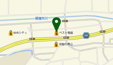 ヤマダデンキ テックランドゆめシティ下関店の地図画像