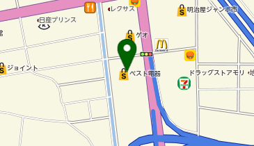 ヤマダデンキ ベスト電器久留米本店の地図画像
