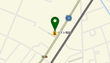 ヤマダデンキ ベスト電器アウトレット安武店の地図画像