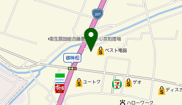 ヤマダデンキ ベスト電器鹿島店の地図画像