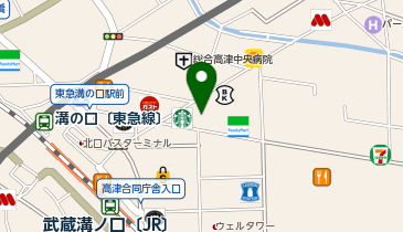 テックランド溝の口店の地図画像