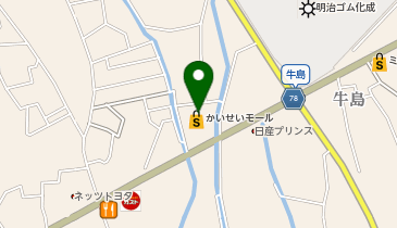 ヤマダデンキ テックランド開成店の地図画像