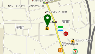 ヤマダデンキ テックランド所沢店の地図画像