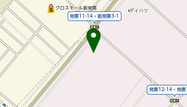 テックランド札幌発寒店の地図画像