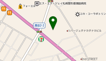 ヤマダデンキ Tecc LIFE SELECT 清田店の地図画像