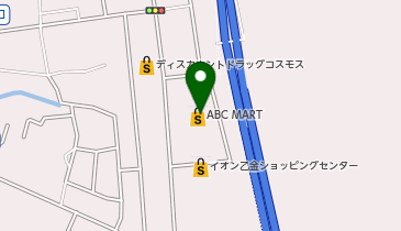 ヤマダデンキ ベスト電器イオン乙金店の地図画像