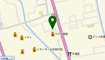 ヤマダデンキ ベスト電器尼寺店の地図画像