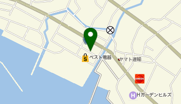 ヤマダデンキ ベスト電器久米島店の地図画像